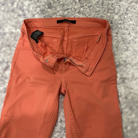 J Brand Skinny Leg Orange Jeans 27 - Picture 4 of 6